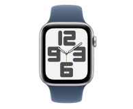 APPLE Watch SE 2024 GPS 44mm koperta z aluminium (srebrny) + pasek sportowy rozmiar S/M (denim) - 1278024 - zdjęcie 2